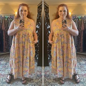 J.Crew Factory Floral Tiered Dress Size 18